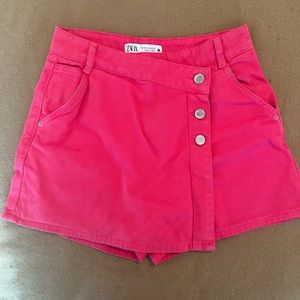 ZARA hot pink skort! Size XS, super trendy!